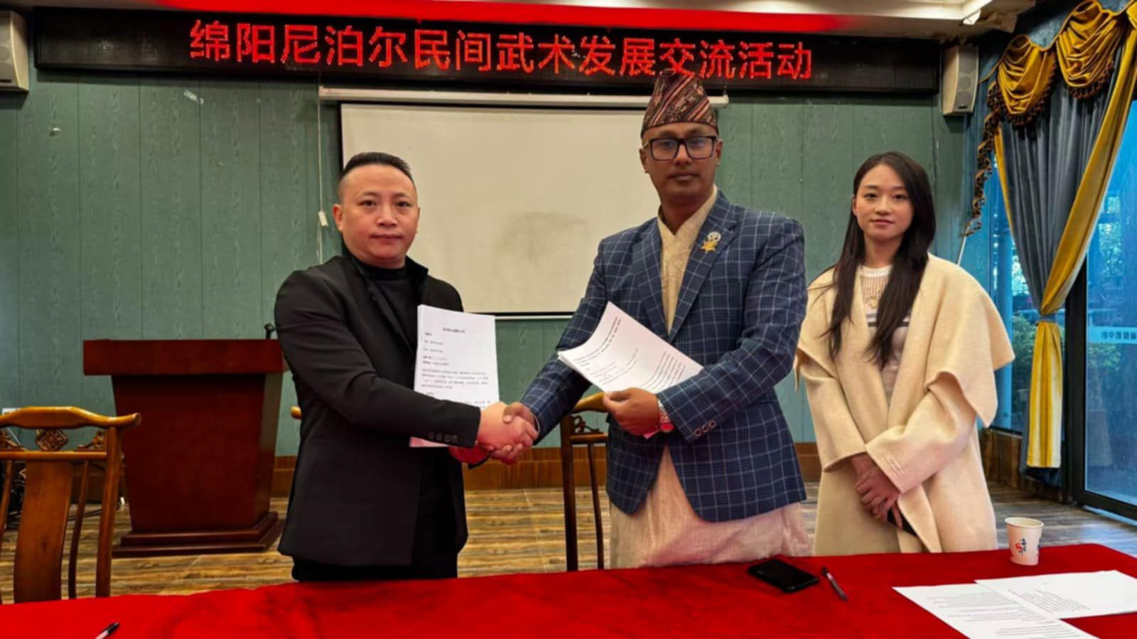 नेपाल र चीनबीच उसु खेल विकासका लागि तीन वर्षे सम्झौता