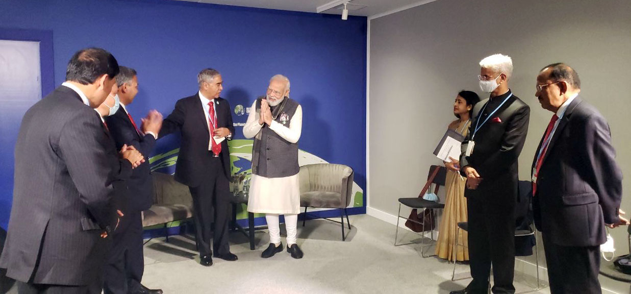 प्रधानमन्त्री देउवा र भारतीय समकक्षी मोदीबीच भेटवार्ता 