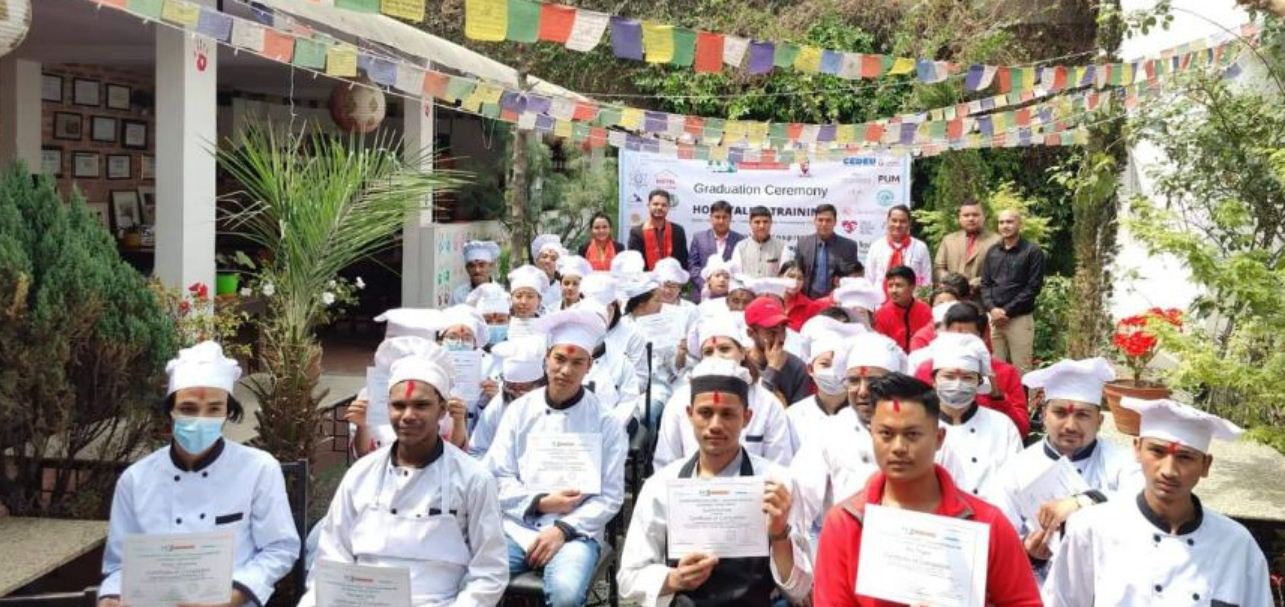 पर्यटन प्रवर्द्धनका लागि ११८ युवालाई होटल तालिम 