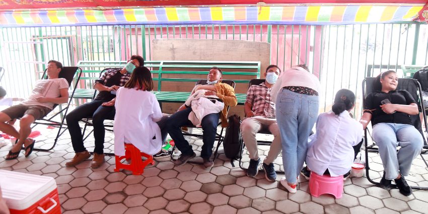 विश्व फोटोग्राफी दिवसका अवसरमा रक्तदान