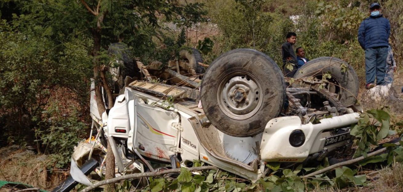 जीप दुर्घटनामा आठ जनाको मृत्यु