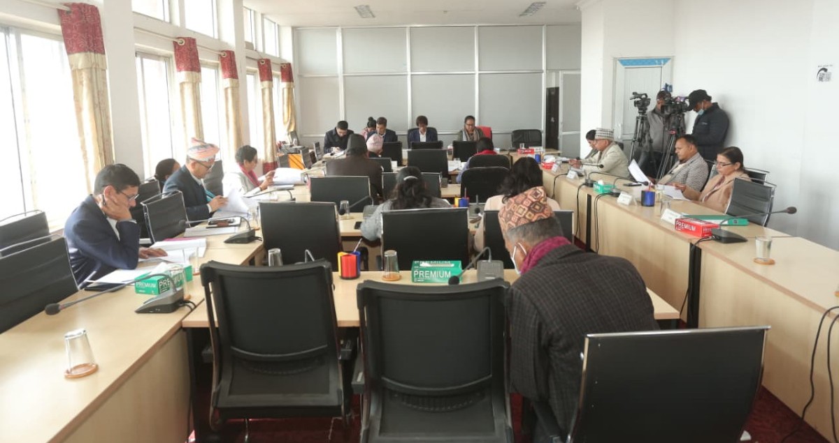 शुक्रबार संसदीय समितिका सभापतिको निर्वाचन