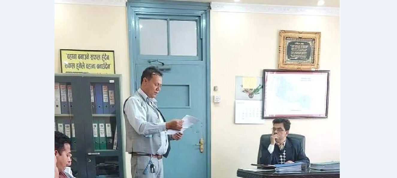 नेपाल ट्रक यातायात ब्यवसायी महासङ्घद्वारा ज्ञापनपत्र