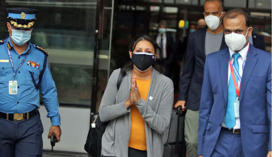 एमसिसी उपाध्यक्ष फातिमा काठमाडौंमा