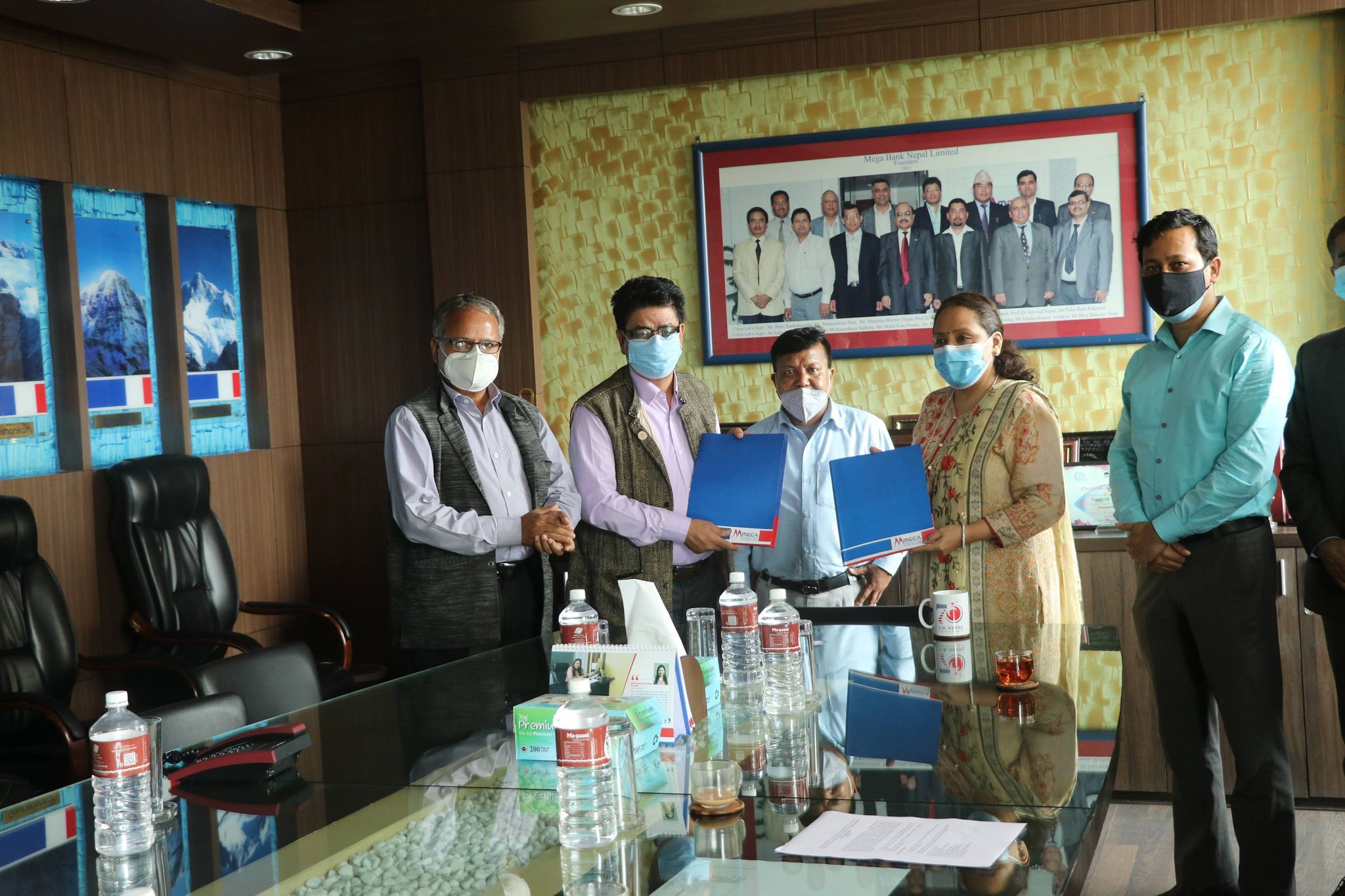घरेलु तथा साना उद्योग महासङ्घ र मेगा बैंकबीच सम्झौता