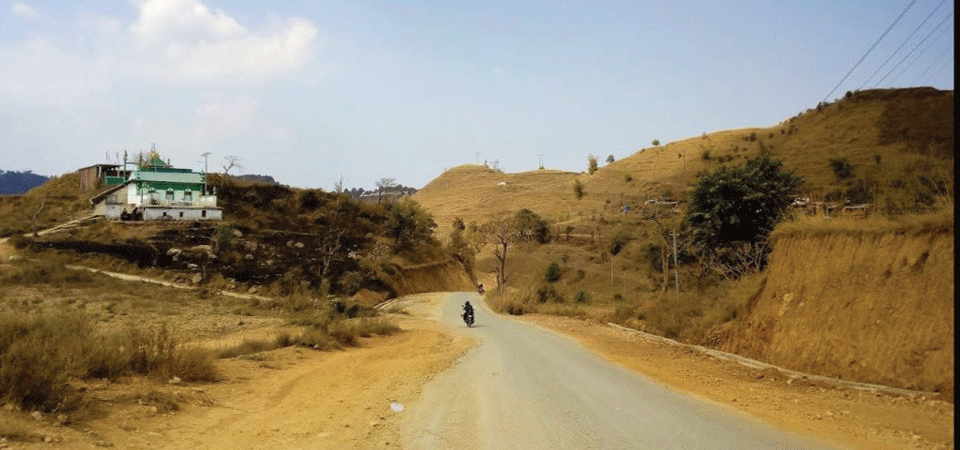 तानसेन–तम्घास सडक दैनिक छ घण्टा बन्द