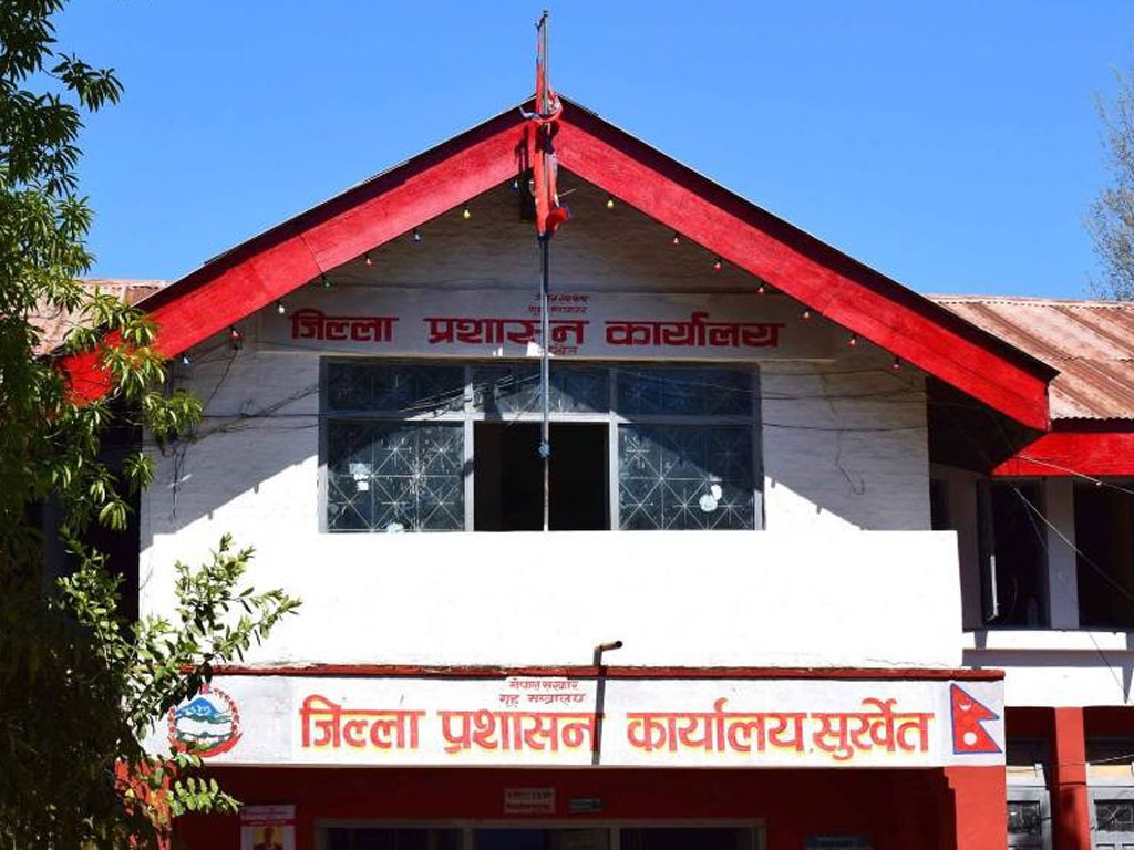 सुर्खेतमा कर्फ्यू  जारी