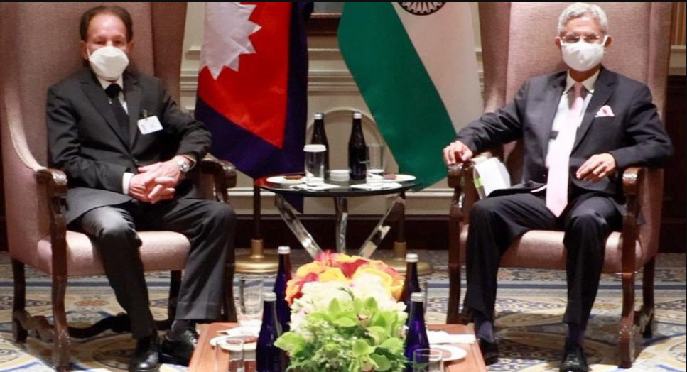 परराष्ट्रमन्त्री र भारतका– विदेशमन्त्री भेटवार्ता