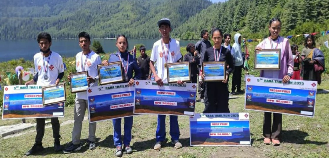 रारा ट्रेल रनको उपाधि जुम्लाका राज र सुनमायाले जिते