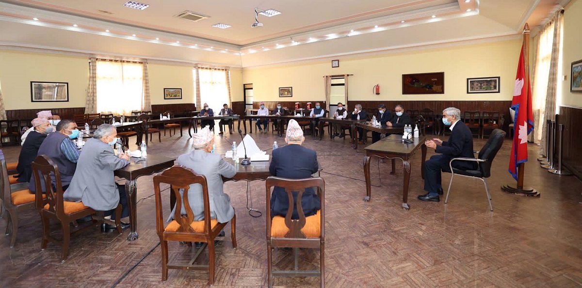 संसद् बैठकअघि सिंहदरबारमा गठबन्धनको बैठक बस्दै