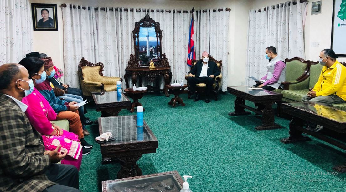 सभामुखसँग शान्ति समाजको छलफल