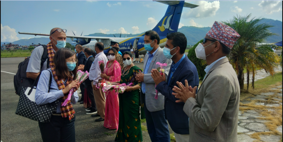 हाइकिङ’मा विदेशी राजदूत एवं कूटनीतिज्ञ सहभागी हुँदै