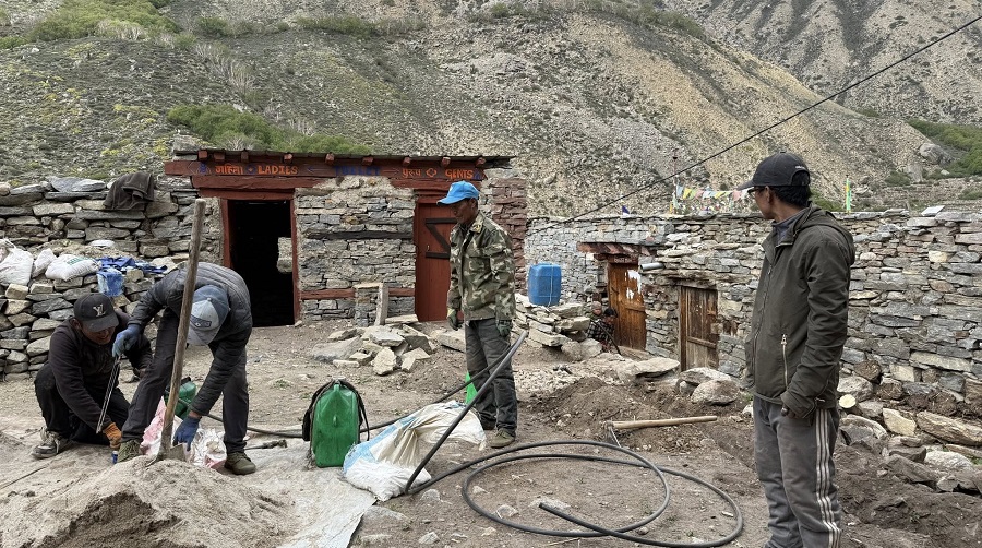  तील गाउँमा क्षतिग्रस्त खानेपानी योजना पुनर्निर्माण