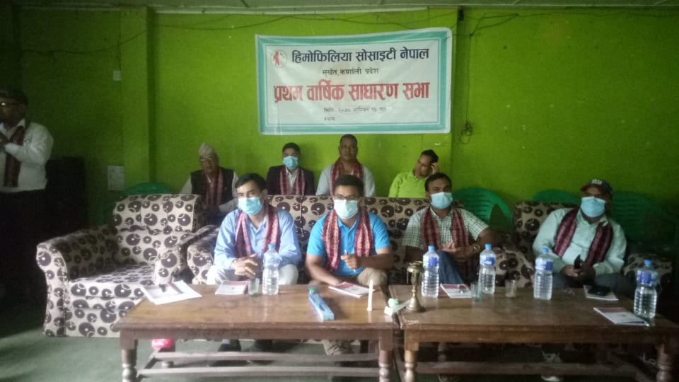 हिमोफिलियाको प्रथम साधारणसभा सम्पन्न